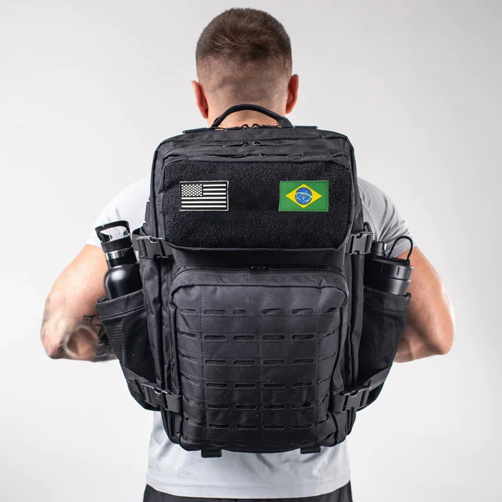 25L/50L Tactical Backpack Bag Hunting MOLLE Backpack GYM For Men EDC Outdoor Hiking Rucksack Witch 2 Bottle Holders - Smarsty
