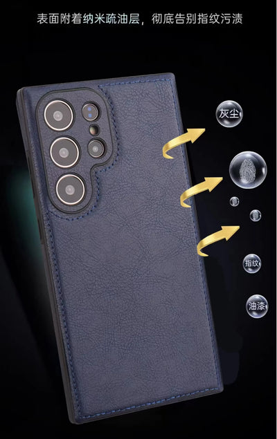 Premium PU Leather Shockproof Phone Case With Slim Bumper - Smarsty
