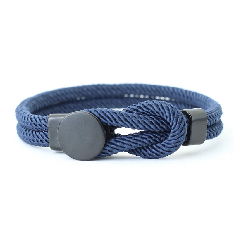 Men's Double Layer Rope Bracelet Gift for Him - Smarsty