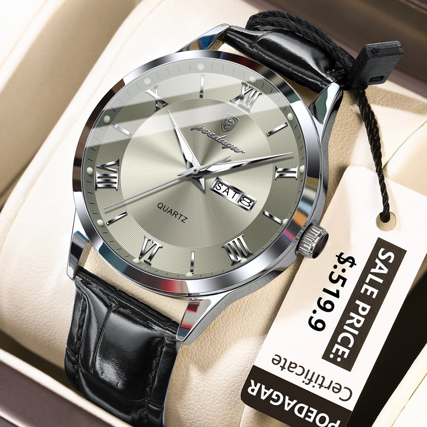 Luxury Waterproof Military Watch For Men with Luminous Dial - Smarsty