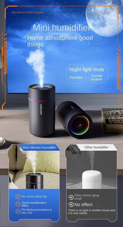 Large Capacity Air Humidifier with Colorful Light - Smarsty