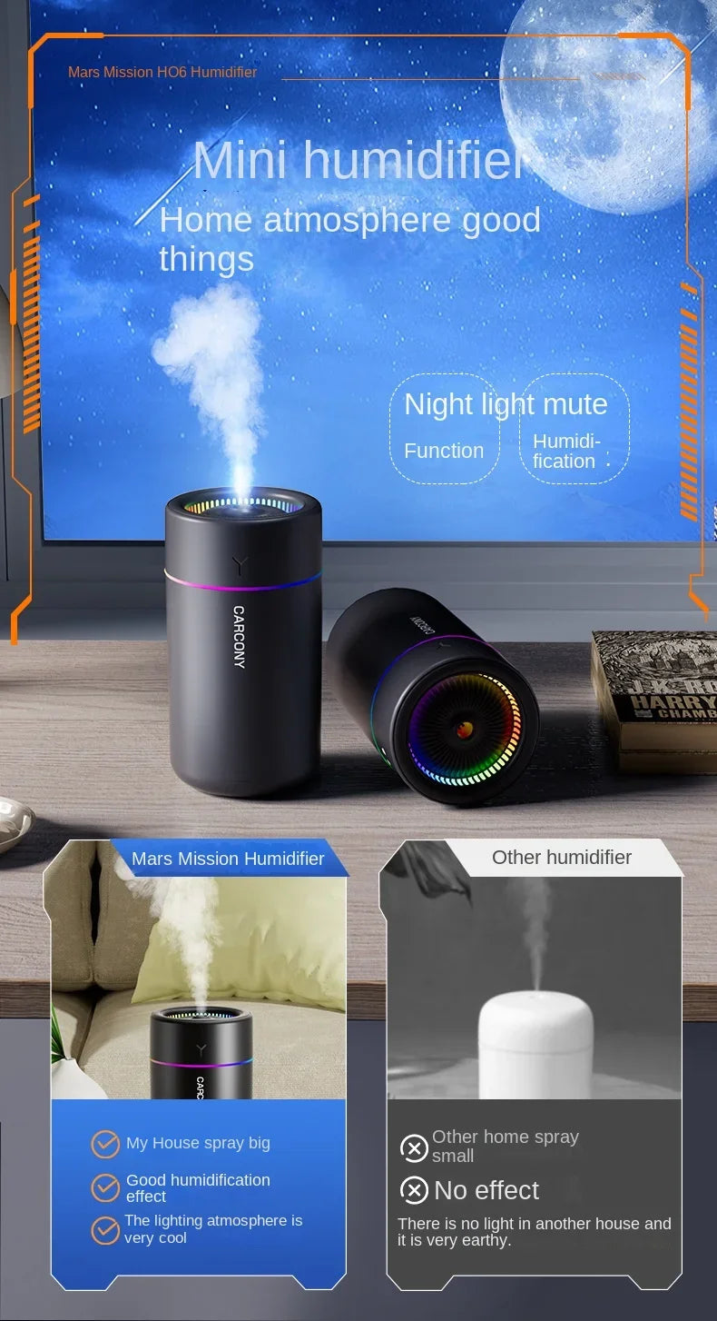 Large Capacity Air Humidifier with Colorful Light - Smarsty