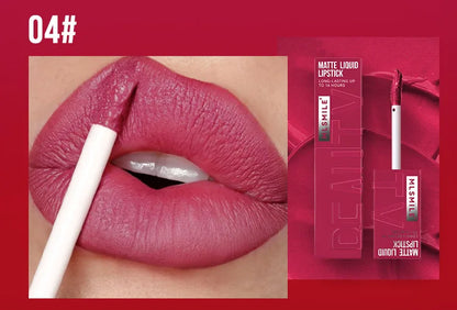 MLSMILE Waterproof Velvet Satin Lip Glaze Liquid - Smarsty