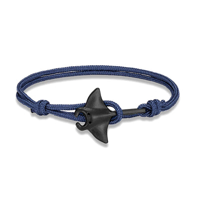 Adjustable Ocean Animals Manta Ray Paracord Bracelet - Smarsty