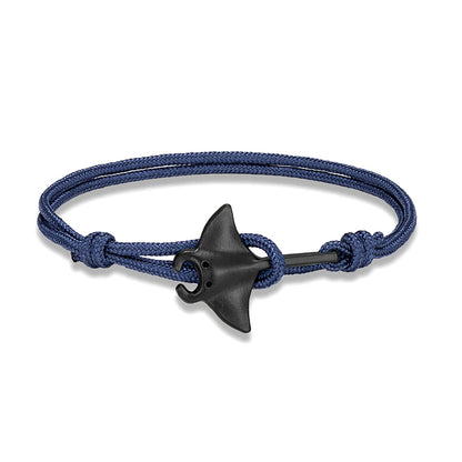 Adjustable Ocean Animals Manta Ray Paracord Bracelet - Smarsty