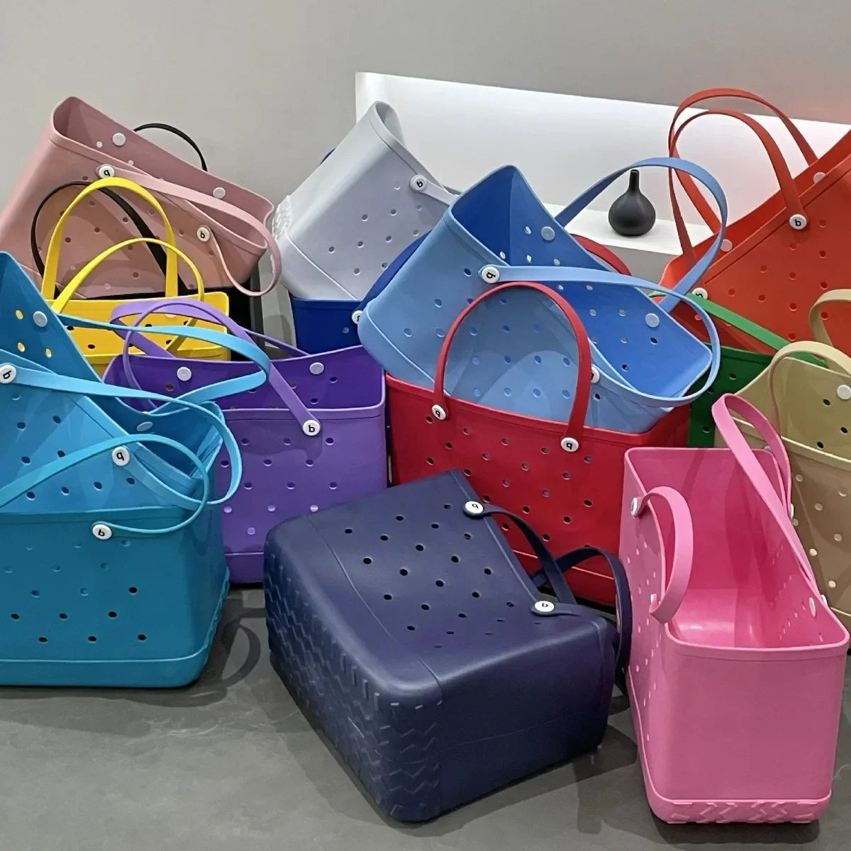 Croc Beach Tote Bag Waterproof EVA Extra Large Capacity - Smarsty
