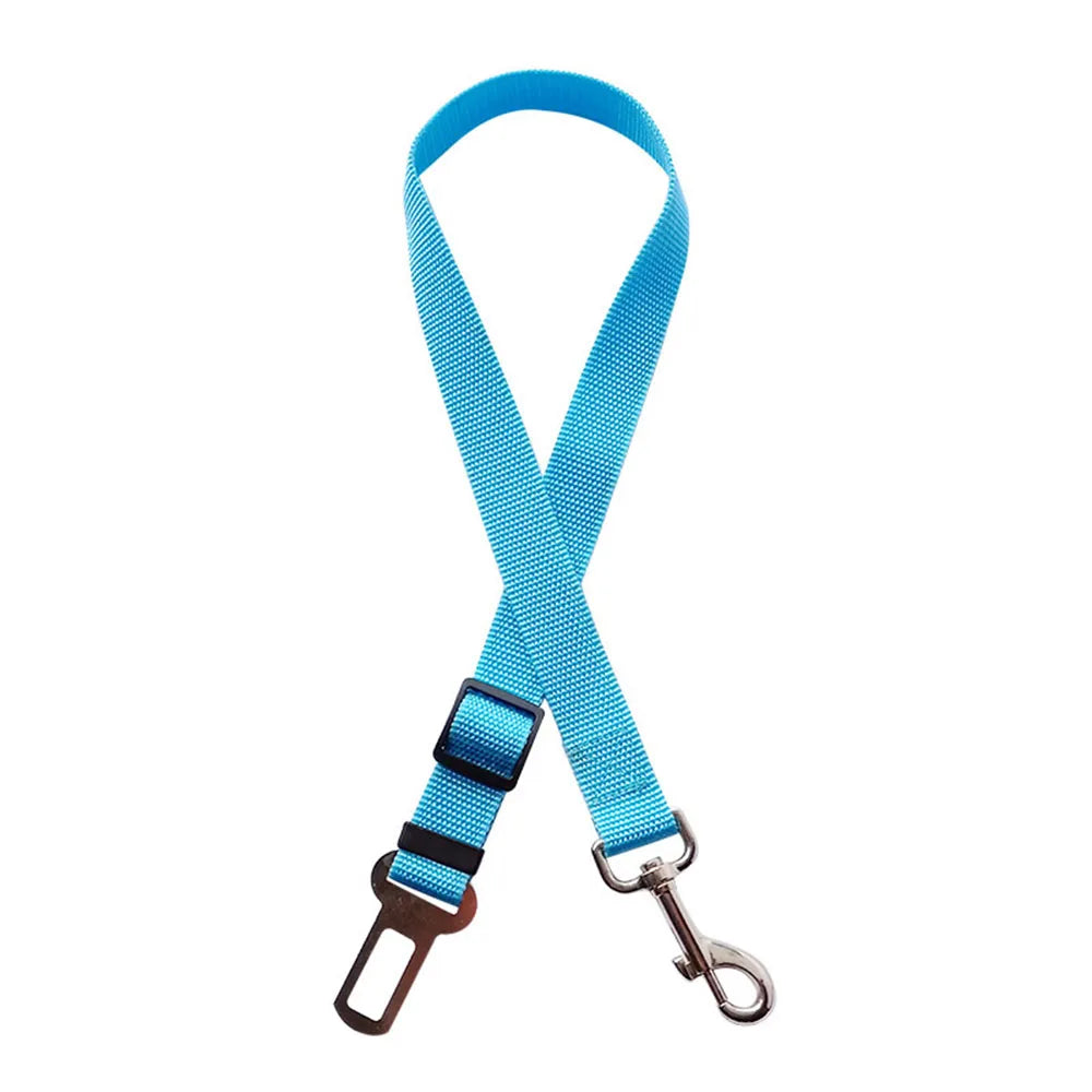 Adjustable Dog Car Seat Belt Harness with Reflective Cushioning - Smarsty