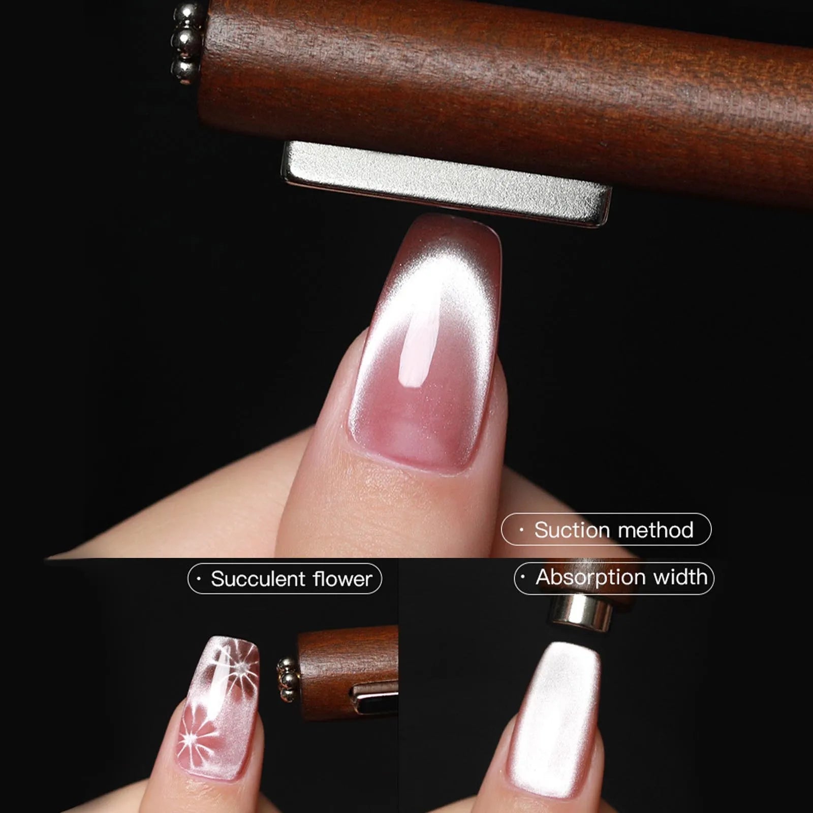 3 In 1 Multifunctional Cat Eye Nail Art Magnet - Smarsty