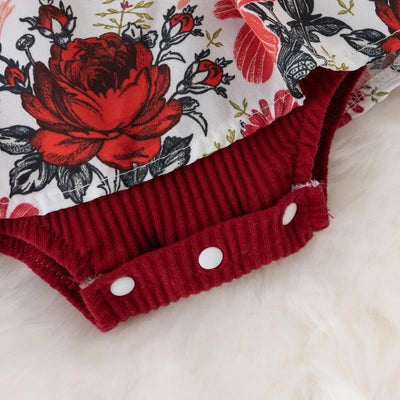 Summer Baby Girl Dress With Bowknot Striped Jumpsuit Cotton Dress For Newborn Floral Clothes Baby Crawling Clothes by Smarsty