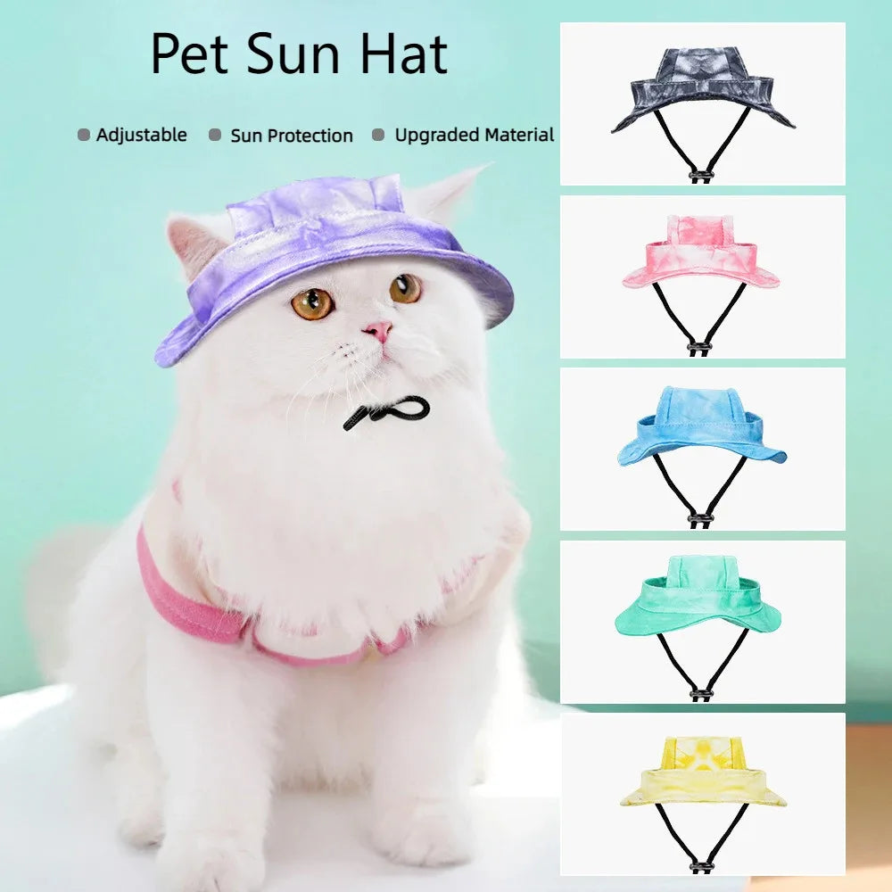 Adjustable Breathable Cat Sunhat for Summer Outdoor Fun - Smarsty