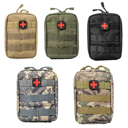Survival Pouch Outdoor Medical Box Large Size SOS Bag/Package Tactical First Aid Bag Medical Kit Bag Molle EMT Emergency by Smarsty