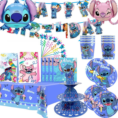 Lilo And Stitch Birthday Party Supplies Set - Smarsty