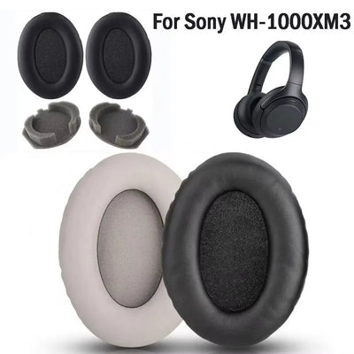 Replacement Earpads for Sony WH-1000XM3 Headphones Comfortable Ear Cushions - Smarsty
