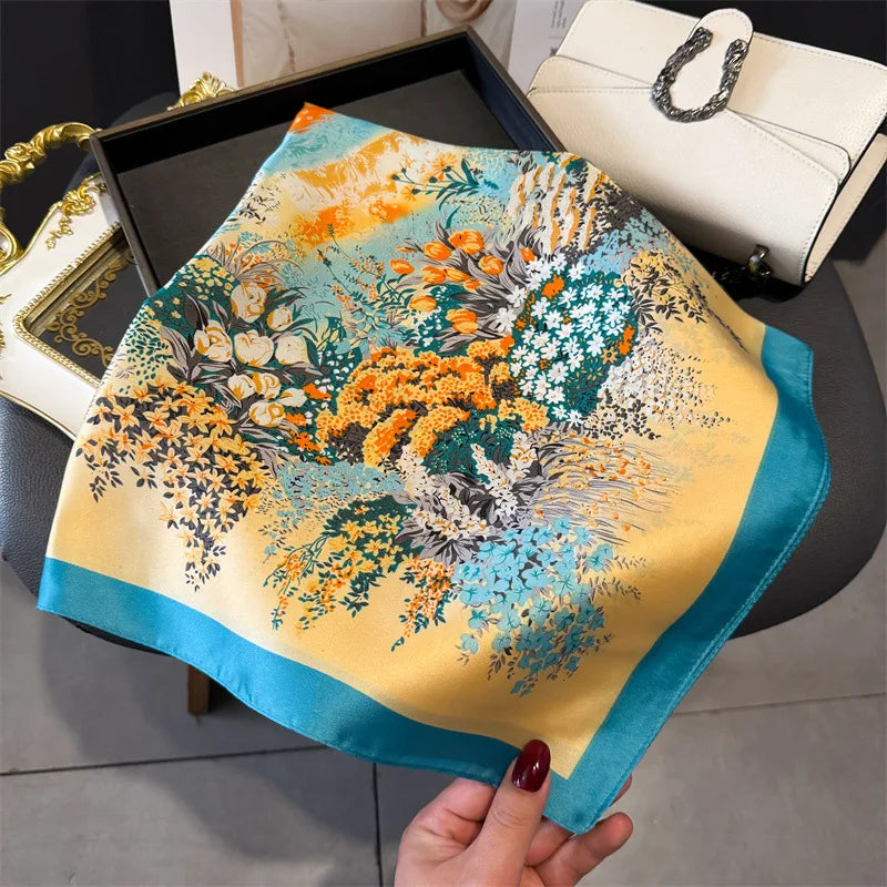 Luxury Silk Horse Print Scarf for Women - Smarsty