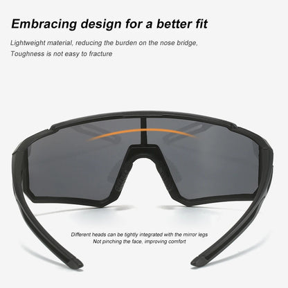 Polarized Cycling Sunglasses UV Protection Windproof Glasses For Men Women Polarized Lens Road Riding Bike Sport Glasses Eyewear