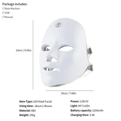 LED Skin Care Massager for Face and Neck Rejuvenation - Smarsty