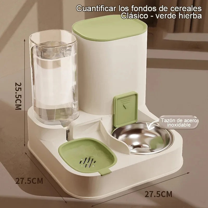 Automatic Cat Feeder with Water Dispenser Large Capacity - Smarsty