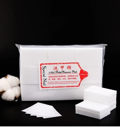 100 Percent Cotton Lint-Free Nail Wipes for Easy Removal - Smarsty