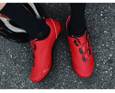 LiXingMing Cycling Shoes Road Bike Men Racing Contest Self-Locking Speed Bicycle Sneakers Women Spd Cleats Cycling Footwear by Smarsty