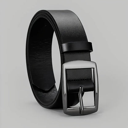 Luxury PU Leather Belt for Men Metal Buckle - Smarsty