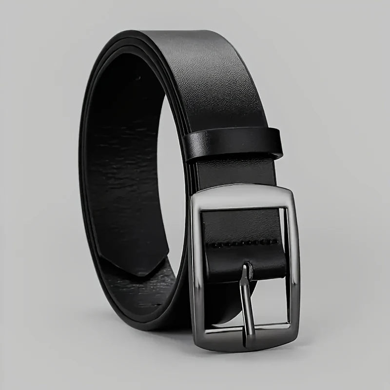 Luxury PU Leather Belt for Men Metal Buckle - Smarsty