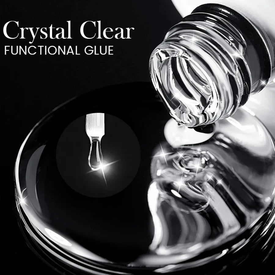 Clear Building Nail Gel Base Coat for Stronger Extensions - Smarsty