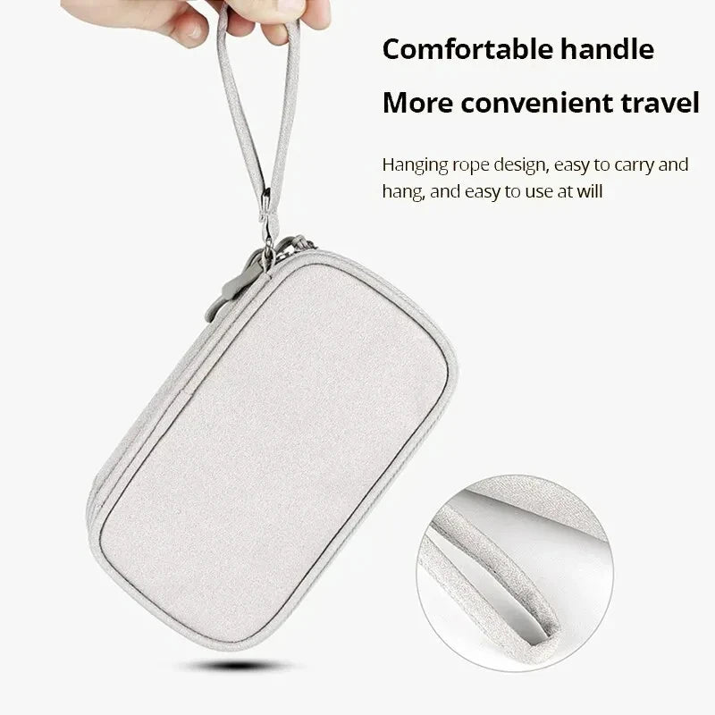 Portable Travel Cable Organizer Bag With Multi Layer - Smarsty