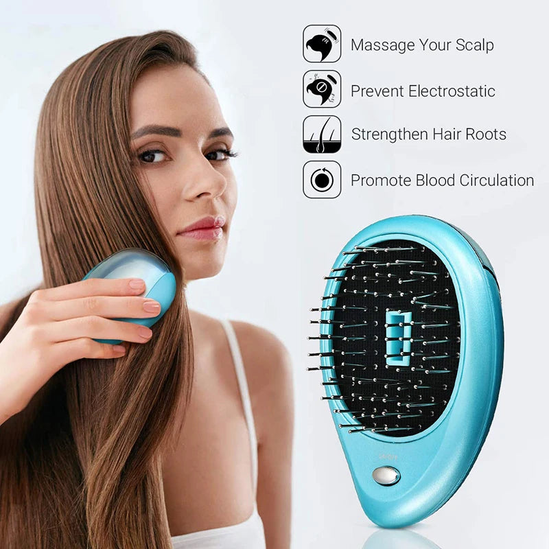 Portable Negative Ion Massage Comb for Scalp Relaxation - Smarsty