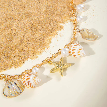 Bohemian Sea Star Shell Waist Chain for Beach Style - Smarsty