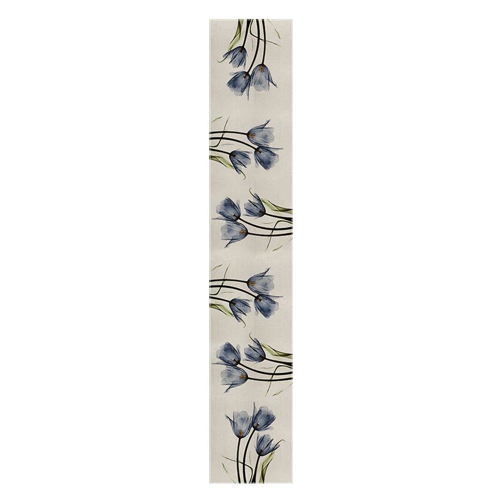 Rustic Farmhouse Linen Table Runner for Elegant Dining - Smarsty