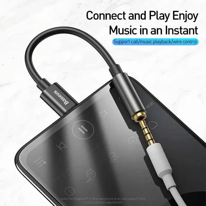 Baseus Type C to 3.5mm Audio Adapter for Headphones - Smarsty