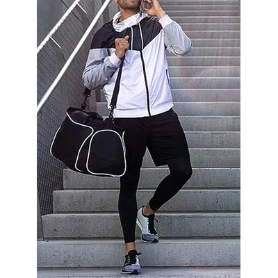 Men's Sport Pants 2 in1 Training Athletic Tracksuits Sportswear Workout Male Jogging Trousers Gym Fitness Running Pants Men - Smarsty