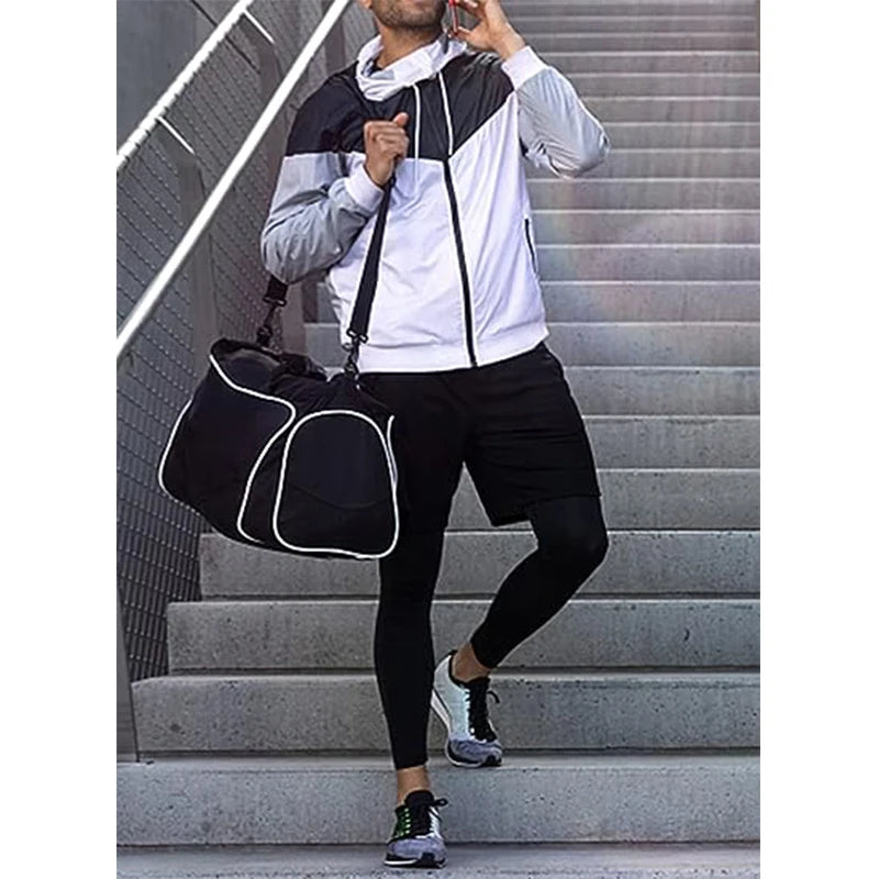 Men's Sport Pants 2 in1 Training Athletic Tracksuits Sportswear Workout Male Jogging Trousers Gym Fitness Running Pants Men - Smarsty