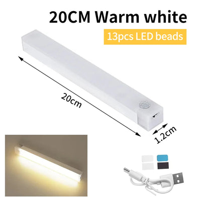 Rechargeable Motion Sensor LED Night Light for Cabinets - Smarsty