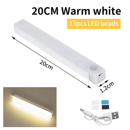 Rechargeable Motion Sensor LED Night Light for Cabinets - Smarsty