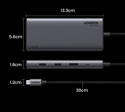 USB C Hub 4K HDMI DockingStation With 100W PowerDelivery - Smarsty
