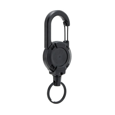 Retractable Heavy Duty Pull Reel Carabiner Key Chains Strong Steel Wire Rope Buckle Spring Key Ring Outdoor Sporty Keychain Tool - Smarsty