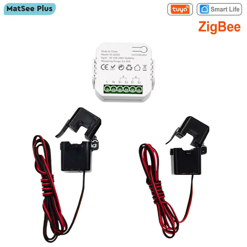 Tuya Smart ZigBee Energy Monitor with App Control - Smarsty