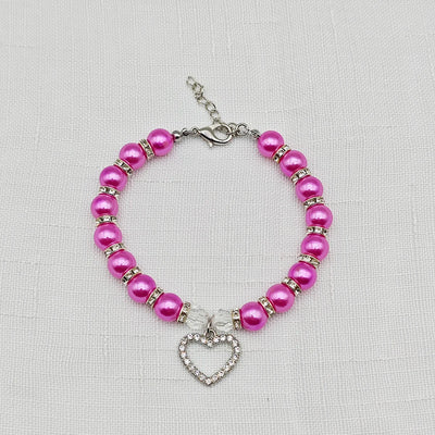 Cute Adjustable Pet Necklace with Heart Pendant - Smarsty