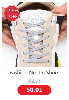 1Pair Magnetic Lock Shoelaces without ties Flat Elastic Laces Sneakers Boots No Tie Shoelace Rubber Bands for Shoes Accessories - Smarsty