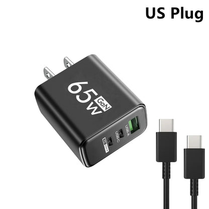 Three Port USB C PD Charger Fast Charge Wall Adapter - Smarsty
