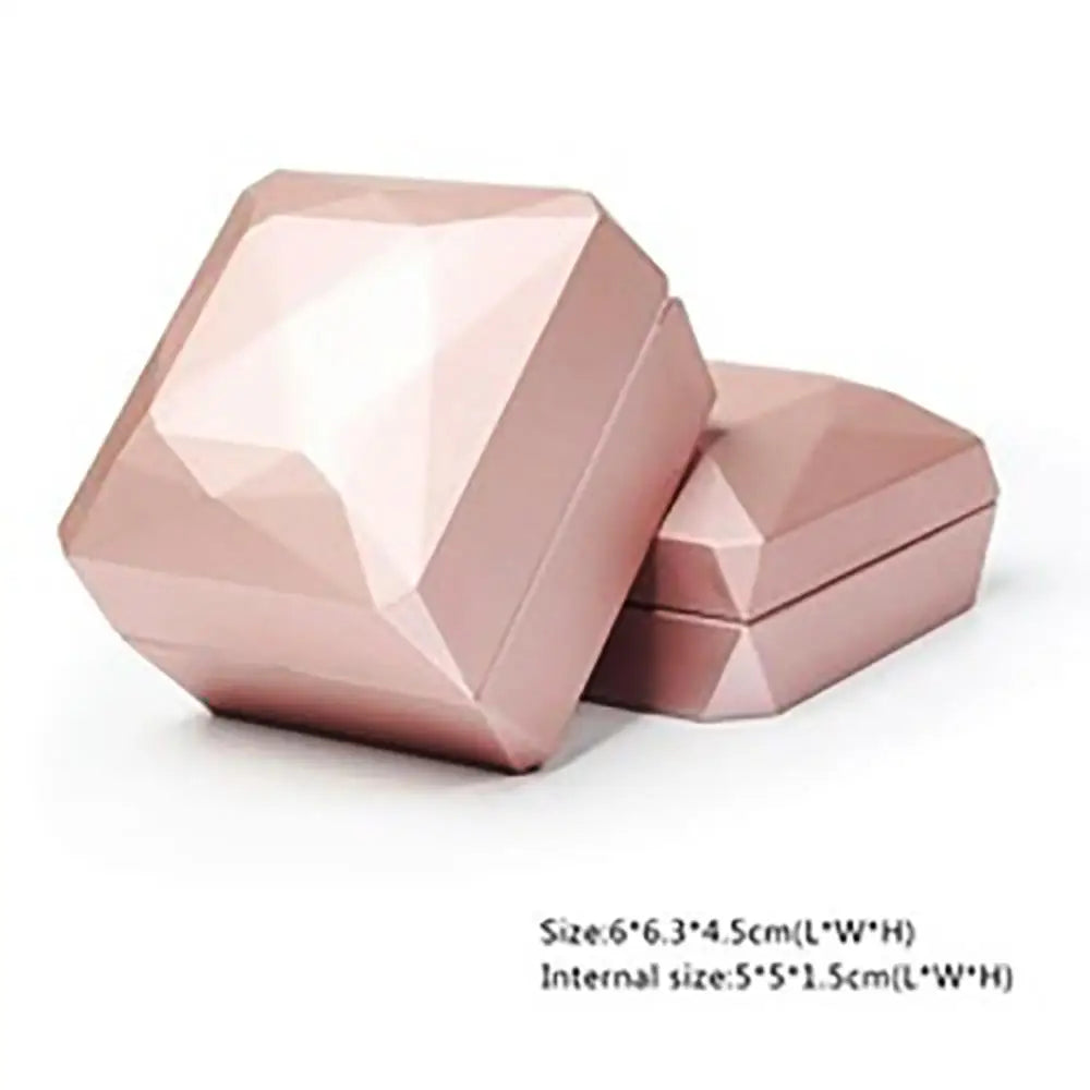 Luxury LED Jewelry Ring Box for Engagement and Wedding - Smarsty
