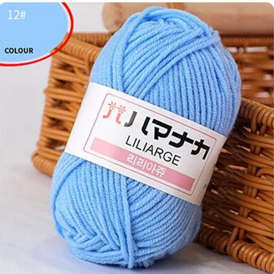 Soft Cotton Knitting Yarn for DIY Baby Sweaters - Smarsty
