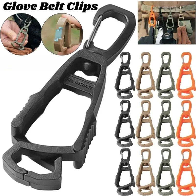 Outdoor Protective Gloves Clip Hanger Multi-purpose Safety Work Gloves Holder Anti-drop Glove Belt Clamp for Worker Construction by Smarsty
