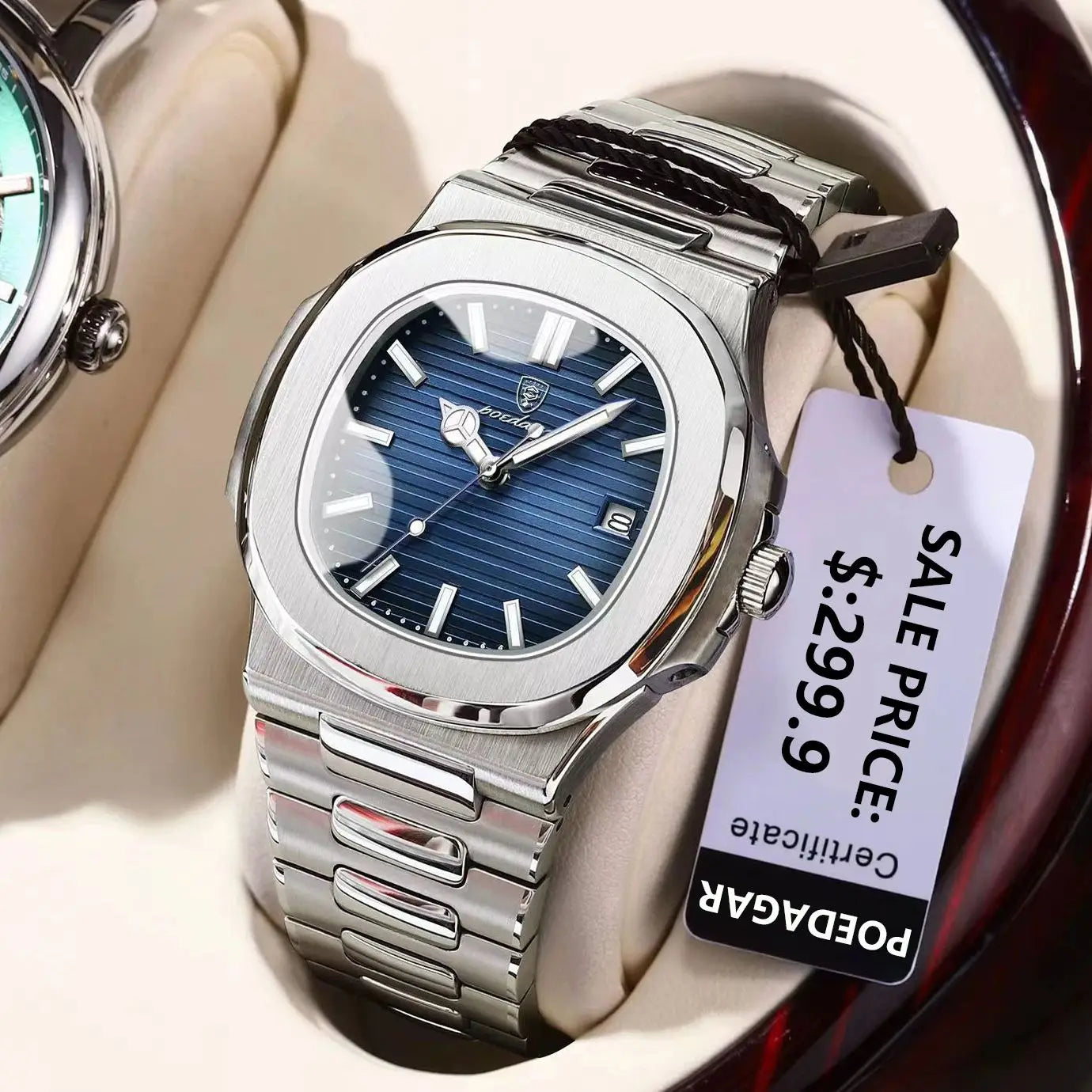 Luxury Waterproof Sports Watch with Luminous Dial - Smarsty