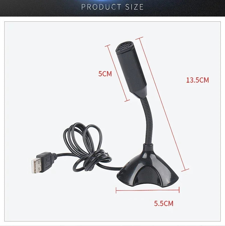 Professional Adjustable USB Microphone for Clear Gaming and Streaming - Smarsty