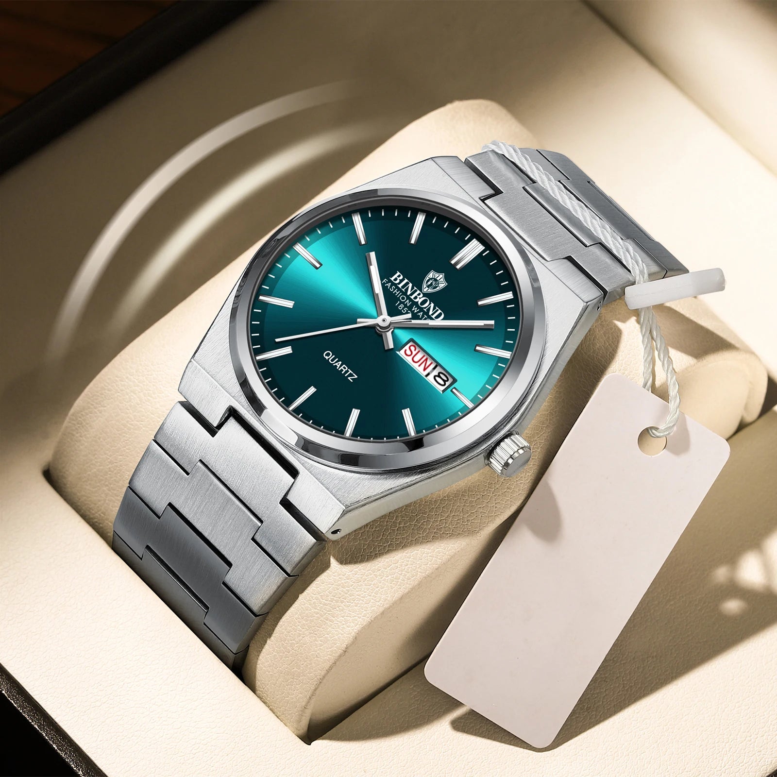 Luxury Waterproof Quartz Men's Watch with Luminous Features - Smarsty