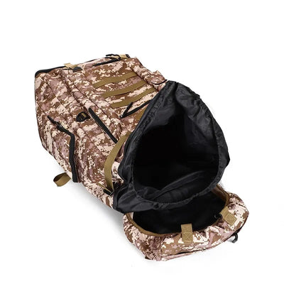 80L/100L  Mountaineering Bag Climb Bag Tactical Backpacks Large Backpack Outdoors Hiking Camping Travel Bags - Smarsty