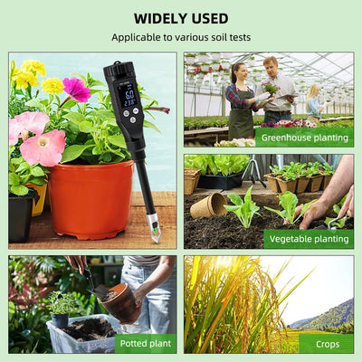 Smart Soil PH Meter with Bluetooth Data Logging - Smarsty