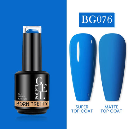 Born Pretty Milky Pink Rubber Base Gel Polish 15ml Self Leveling Formula - Smarsty
